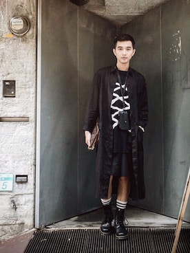 「iohll（iohll）のアイテム」を使った、Ares Ganさん（メンズ・168cm）の夏コーディネート