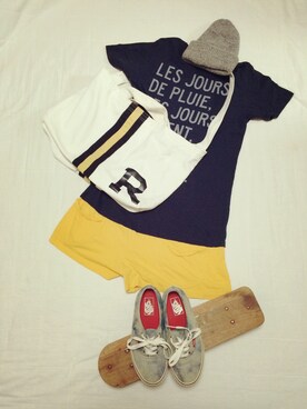 「MAISON DE REEFUR（メゾンドリーファー）のアイテム（つなぎ/オールインワン）」を使った、∵⃝♡⍢⃝ ワサビ ∵⃝♡⍢⃝ さん（レディース・164cm）の春コーディネート