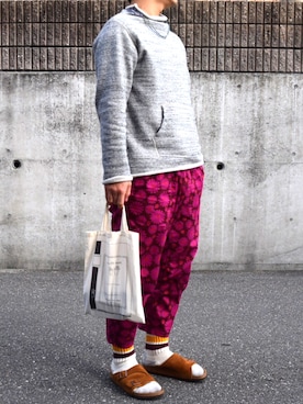 「TIGRE BROCANTE（ティグルブロカンテ）のアイテム（スウェット）」を使った、moricoさん（メンズ・172cm）の冬コーディネート