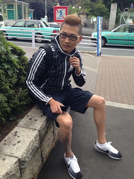 「アイテム（カーゴパンツ）」を使った、Dawsonさん（メンズ・180cm・30代）の秋コーディネート