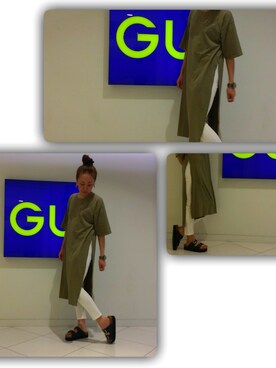 ジーユー熊本PARCOayakababyさんのコーディネート