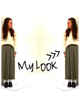 ジーユー熊本PARCOayakababyさんのコーディネート