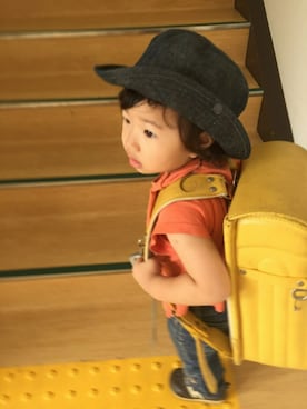 「カウボーイハット」｜kyoさん（キッズ・90cm）の秋コーディネート