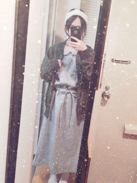 「sango（sango）のアイテム（その他アウター）」を使った、Miho Yokotaさん（レディース・149cm）の秋コーディネート