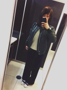 Asamiさん（レディース・161cm）の冬コーディネート