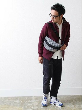 「9分丈」｜プレス野邊さん（メンズ・168cm）の冬コーディネート