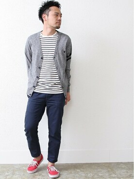 プレス野邊さん(メンズ・168cm)の春コーディネート