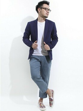 プレス野邊さん(メンズ・168cm)の春コーディネート