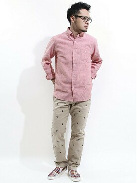 プレス野邊さん（メンズ・168cm）の春コーディネート