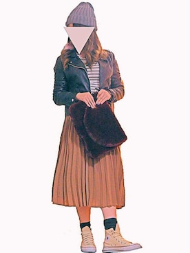 kryさん(レディース・160cm)の冬コーディネート