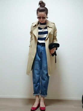 nonさん（レディース・159cm）の秋コーディネート