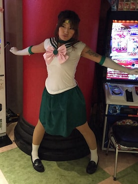 「セーラージュピター」｜▽tm.um▲さん（レディース・160cm）の秋コーディネート