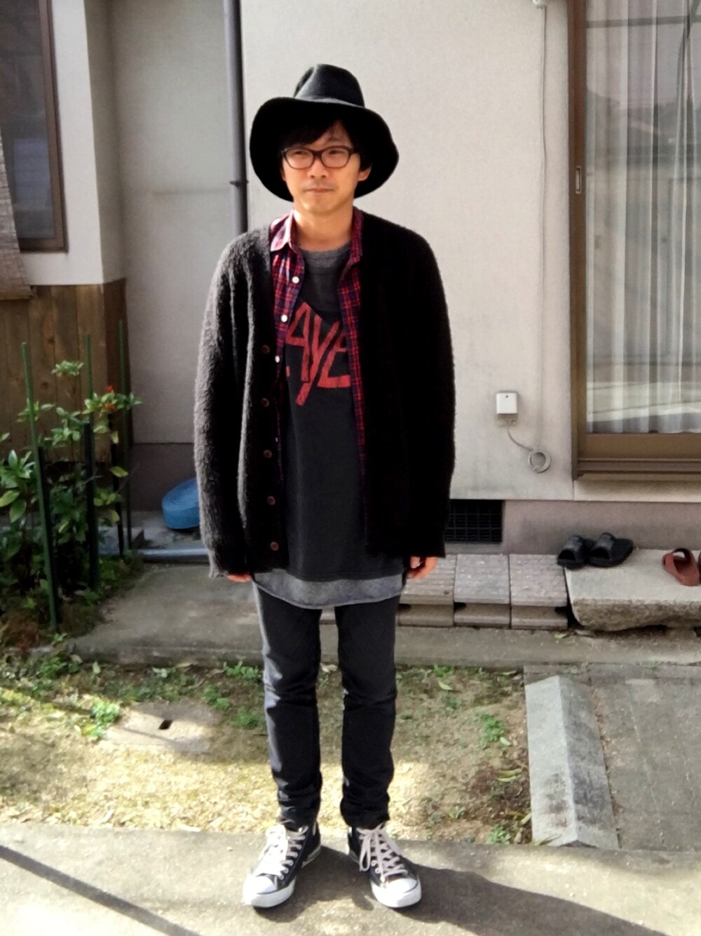「KIJIMA TAKAYUKIのアイテム（ハット、ブラック系）」を使った、snoozerさん（メンズ・171cm）の秋コーディネートの1枚目の写真