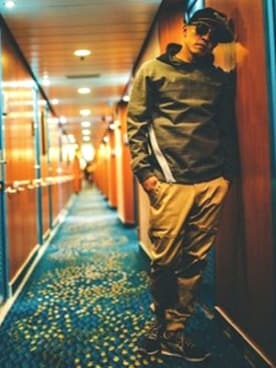 「SABRE」｜Masta Simon(Mighty Crown)さん（メンズ・175cm）の春コーディネート