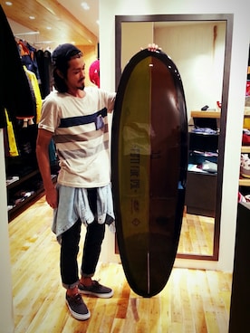 「サーフィンスタイル」｜55surfriderさん（メンズ・179cm）の春コーディネート