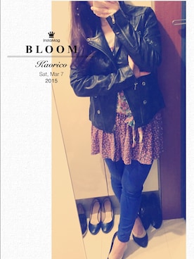 「アイテム（チュニック）」を使った、kaoricoさん（レディース・157cm・30代）の春コーディネート