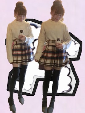 「アイテム（カーゴパンツ、イエロー系）」を使った、艾维_Tongさん（レディース・163cm）の春コーディネート