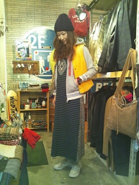 YOSHIHARUさん（レディース・168cm）の冬コーディネート