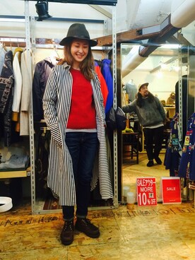 YOSHIHARUさん（レディース・168cm）の冬コーディネート