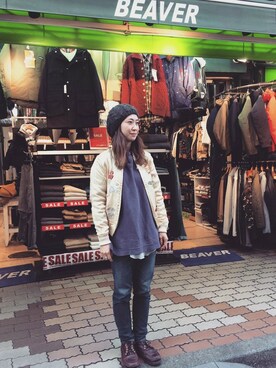 YOSHIHARUさん（レディース・168cm）の冬コーディネート