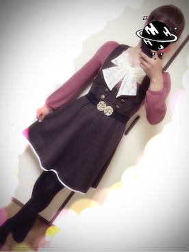 「axes femme（アクシーズファム）のアイテム（ワンピース/ドレス）」を使った、悠助さん（メンズ・160cm）の冬コーディネート
