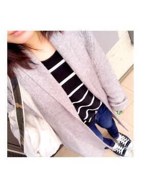 「CONVERSE（コンバース）のconverse（コンバース） ALL STAR OX（オールスターOX）（スニーカー）」を使った、akiさん（レディース・159cm）の冬コーディネート