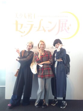 「セーラームーン展」｜KAHOさん（レディース・155cm）の春コーディネート