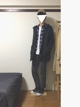 「theory luxe（セオリーリュクス）のアイテム（ジャケット/アウター）」を使った、aさん（メンズ・174cm）の秋コーディネート