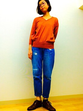 R.OSHIDAさん（レディース・165cm）の春コーディネート