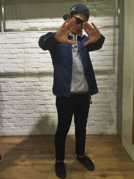 ᛚᛁᛚᛚᛖ ᛒᛖᚱᛋᛖᚱᚴᚱさん(メンズ・165cm)の冬コーディネート