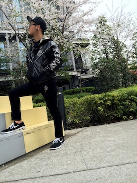 「桜」｜ᛚᛁᛚᛚᛖ ᛒᛖᚱᛋᛖᚱᚴᚱさん（メンズ・165cm）の春コーディネート