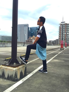 ᛚᛁᛚᛚᛖ ᛒᛖᚱᛋᛖᚱᚴᚱさん（メンズ・165cm）の夏コーディネート