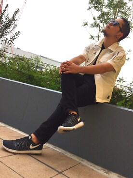 ᛚᛁᛚᛚᛖ ᛒᛖᚱᛋᛖᚱᚴᚱさん（メンズ・165cm）の夏コーディネート