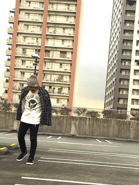 「shirts」｜ᛚᛁᛚᛚᛖ ᛒᛖᚱᛋᛖᚱᚴᚱさん（メンズ・165cm）の秋コーディネート