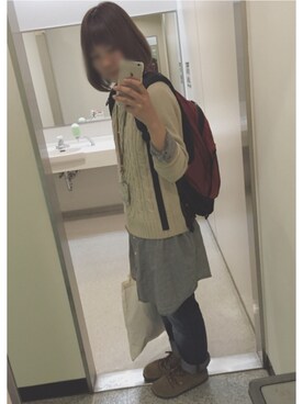 「アイテム（シャツワンピース）」を使った、remioさん（レディース・163cm・20代）の春コーディネート