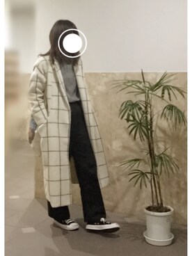 「CONVERSE（コンバース）のCONVERSE コンバース ジャック パーセル / JACK PURCEL（スニーカー）」を使った、remioさん（レディース・163cm）の冬コーディネート