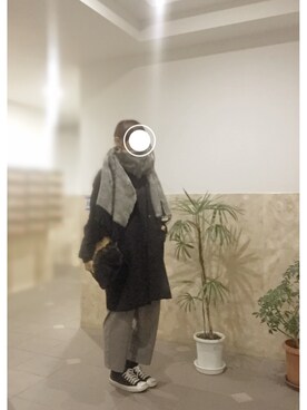 「CONVERSE（コンバース）のCONVERSE コンバース ジャック パーセル / JACK PURCEL（スニーカー）」を使った、remioさん（レディース・163cm）の冬コーディネート