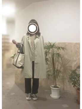 「CONVERSE（コンバース）のCONVERSE コンバース ジャック パーセル / JACK PURCEL（スニーカー）」を使った、remioさん（レディース・163cm）の春コーディネート