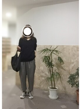 「CONVERSE（コンバース）のCONVERSE コンバース ジャック パーセル / JACK PURCEL（スニーカー）」を使った、remioさん（レディース・163cm）の春コーディネート