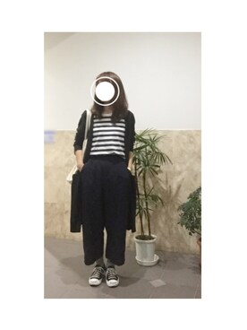 「CONVERSE（コンバース）のCONVERSE コンバース ジャック パーセル / JACK PURCEL（スニーカー）」を使った、remioさん（レディース・163cm）の夏コーディネート