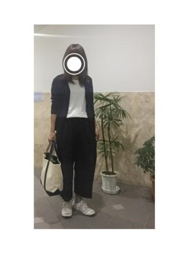 「CONVERSE（コンバース）のCONVERSE コンバース ジャック パーセル / JACK PURCEL（スニーカー）」を使った、remioさん（レディース・163cm）の夏コーディネート