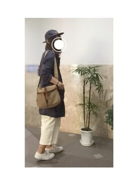 「CONVERSE（コンバース）のCONVERSE コンバース ジャック パーセル / JACK PURCEL（スニーカー）」を使った、remioさん（レディース・163cm）の夏コーディネート