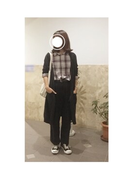 「CONVERSE（コンバース）のCONVERSE コンバース ジャック パーセル / JACK PURCEL（スニーカー）」を使った、remioさん（レディース・163cm）の秋コーディネート