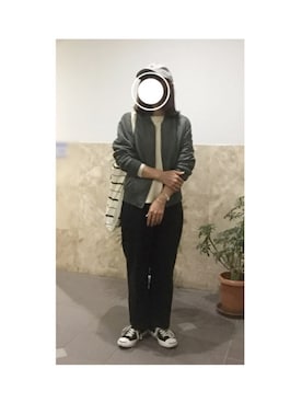 「CONVERSE（コンバース）のCONVERSE コンバース ジャック パーセル / JACK PURCEL（スニーカー）」を使った、remioさん（レディース・163cm）の秋コーディネート