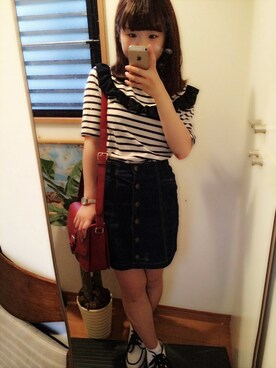 まみさん（レディース・151cm）の春コーディネート