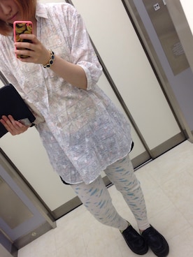 m o e○▲□さん（レディース・161cm）の夏コーディネート