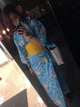 「つかれた」｜m o e○▲□さん（レディース・161cm）の夏コーディネート