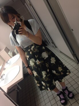 「寒くなってきた」｜m o e○▲□さん（レディース・161cm）の夏コーディネート
