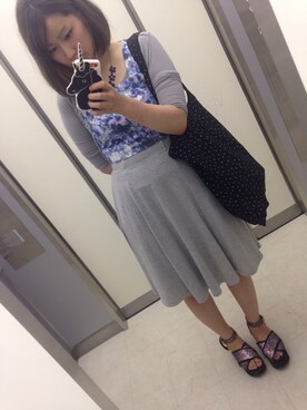 「つかれた」｜m o e○▲□さん（レディース・161cm）の秋コーディネート