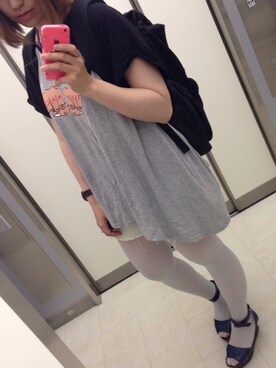 「SABRE」｜m o e○▲□さん（レディース・161cm）の夏コーディネート